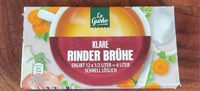 Klare Rinder Brühe