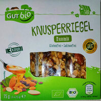 Bio-Knusperriegel - Nussmix