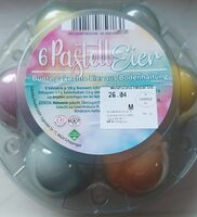 6 Pastell Eier