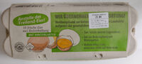 Eier frisch aus Freilandhaltung / Œufs frais