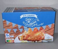 Grillhaxe mit Schwarte, gegart