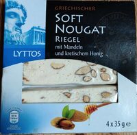 Griechischer Weißer Nugat-Riegel