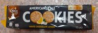 American Style Cookies White Chocolate Lemon