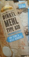 ALDI Goldähren MEHL Dinkelmehl 630 hell (blau) 1kg 1.39€