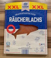 ALDI ALMARE FISCH Räucherlachs XXL In hauchdünnen Scheiben Aus der Kühlung 4.99€ 220-g-Packung 1kg 22.68€