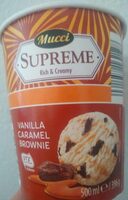 Vanilla Caramel Brownie Eis
