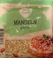 Mandeln, gehackt