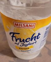 Frucht auf Joghurt Zitrone