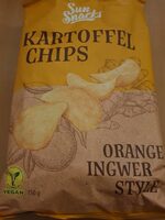 Kartoffelchips - Orange Ingwer Style