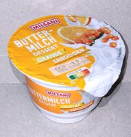 Buttermilch-Dessert - Orange-Sanddorn