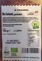 Bio Salami, geräuchert
