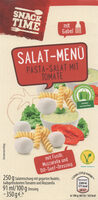 Salat-Menü: Pasta-Salat mit Tomate