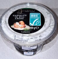 Garnelen in Dillcreme