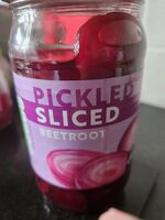 Pickled sliced beetroot
