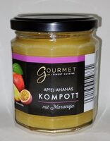 Kompott - Apfel-Ananas mit Maracuja