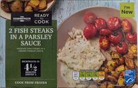 2 Fish Steaks in a Parsley Sauce