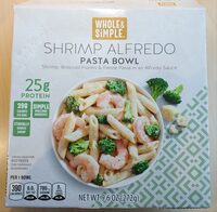 Shrimp Alfredo Pasta Bowl