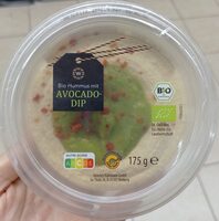 Bio-Hummus mit Avocado-Dip