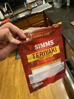 Teriyaki beef jerky