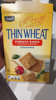Thin Wheat Tomato Basil Crackers