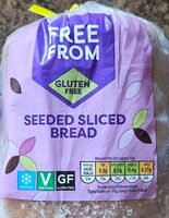FREE FROM GLUTEN FREE SEEDED SLICED BREAD Amounts