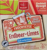 Erdbeer-Limes - Kaltaufguss-Früchtetee