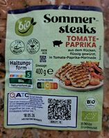 Bio-Sommer-Steaks Tomate-Paprika