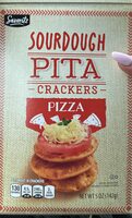 Sourdough Pita Crackers Pizza