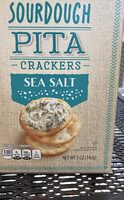 Sour dough pita crackers