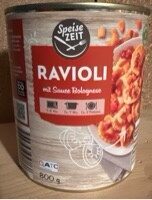 Ravioli mit Sauce Bolognese