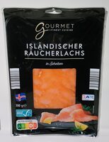 Isländischer Räucherlachs in Scheiben