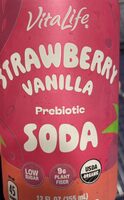 Strawberry Vanilla Prebiotic Soda
