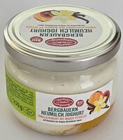 Bergbauern Heumilch Vanillejoghurt mit Mango-Pfirsich