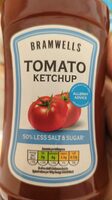 Bramwells Tomato Ketchup 50% less salt and sugar