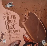 Premium Stieleis Triple Choc
