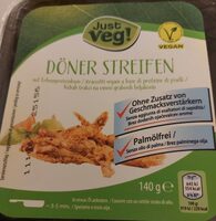 Döner Streifen auf Erbsenproteinbasis