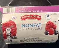 Mixed berry blend nonfat Greek yogurt
