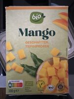 Mango geschnitten, tiefgefroren