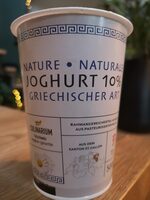 Joghurt 10% Griechischer Art Nature