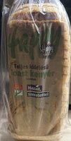 Teljes kiőrlésű Toast kenyér