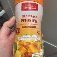 Teegetränk Pfirsich