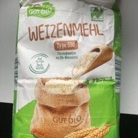ALDI GUT BIO MEHL Weizenmehl 550 [ hellbraum ]