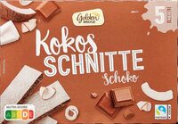 Kokos-Schnitte - Schoko