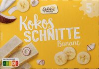 Kokos-Schnitte - Banane