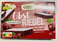 Obst-Riegel Cranberry-Sauerkirsch, Golden Bridge