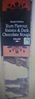 Traditional Rum Flavour Raisin& Dark Chocolate Nougat