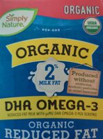 Aldi organic 2% milk