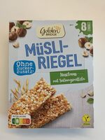 Müsliriegel Haselnuss mit Süßungsmitteln