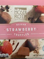 Belgian Strawberry Truffles