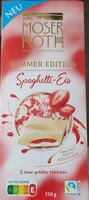 Schokolade, Spaghetti Eis
